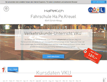Tablet Screenshot of hapek.ch